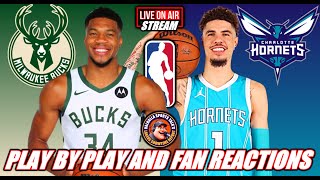 Milwaukee Bucks VS Charlotte Hornets NBA Live Stream [upl. by Vilma586]