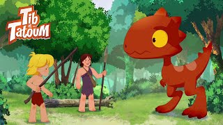 La main à six doigts 🪷🌳  Tib et Tatoum français  Episode complet  Dessin animé dinosaure [upl. by Allemap]