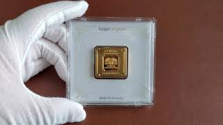 APMEX 20g Geiger Edelmetalle and 10g PAMP Suisse Beehive Lady Gold Bars Unpacking Inspection 2022 [upl. by Ophelia]