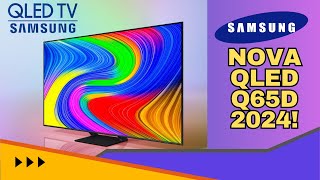 Nova Smart TV Samsung QLED 4K Q65D 2024 A Revolução na Sua Sala de Estar 📺✨ [upl. by Aliban]