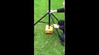 Assembling a NightSearcher MegaStar LED Portable Floodlight [upl. by Llerrut]