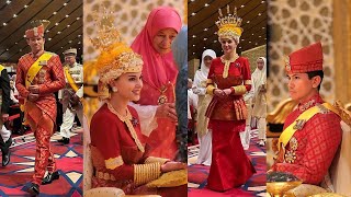 🤴princeabdulmateen brunei Enjoys A Powdering Ceremony With Bride Anisha Rosnah On royalwedding [upl. by Reisch]