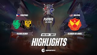 Falcons AP Bren vs Selangor Red Giants HIGHLIGHTS GRAND FINAL MSC 2024  SRG VS FCAP ESPORTSTV [upl. by Nwahsud]