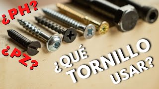 Todo Sobre Los Tornillos Y Puntas CARPINTERÍA [upl. by Harri844]