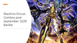 Budget Machina Orcust Combo Tutorial Sept 2020 Banlist [upl. by Adniral]