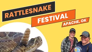 40th Apache Rattlesnake Festival  Rattlesnake Pitt  Apache Oklahoma 2024 [upl. by Noerb798]