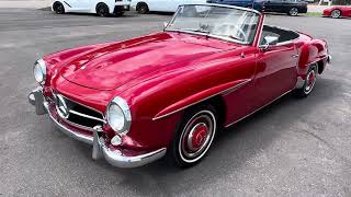 1960 Mercedes Benz 190 SL Fine Tooth Comb Walk Around Video [upl. by Oremor]