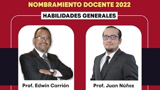 RESOLVIENDO EXAMEN DE NOMBRAMIENTO DOCENTE 2022  CONOCIMIENTOS GENERALES [upl. by Ahsena538]