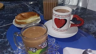 AVENA CON CHOCOLATE Y LECHE Cocoa  QUE RICO DESAYUNO [upl. by Viv]