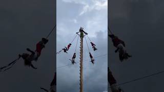 Los Voladores de Papantla  La Feria de Tlaxcala  México [upl. by Ailene]