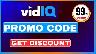 vidIQ Promo Code 2024  Get vidIQ Discount Coupon Code [upl. by Hales902]