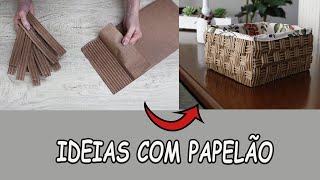 2 IDEIAS COM PAPELÃO FICARAM INCRÍVEIS E DIFERENTES [upl. by Dianna121]