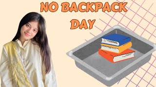 No back pack day in the college♥️ [upl. by Laurice]