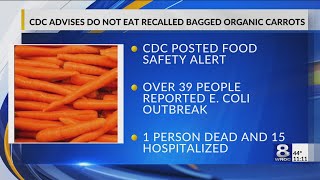 CDC Organic carrots recalled due to E coli outbreak [upl. by Borras765]