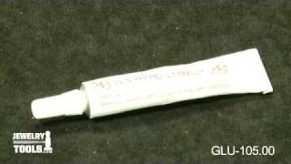 GLU10500  GS Hypo Jewelers Cement 13 ounce tube  Jewelry Tools Demo [upl. by Onateag756]