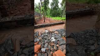 Dry rubble masonry near a culvert [upl. by Isac]