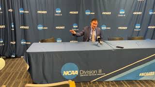 NCAA Mens Ice Hockey Frozen Four  Utica University Press Conference [upl. by Eanat]