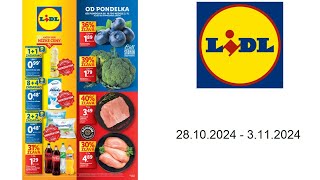 Lidl leták SK  28102024  3112024 [upl. by Ayotnahs]