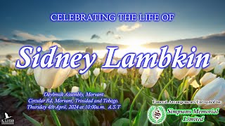 Funeral Service of Sidney Lambkin [upl. by Eseilenna]