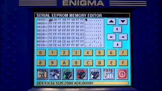 ENIGMATOOL  TUTORIAL  HOW TO USE EEPROM EDITOR [upl. by Aronael798]