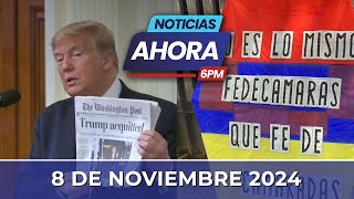 Noticias de Venezuela hoy 🔴 Viernes 8 de Noviembre  Ahora Emisión Central [upl. by Rocray]