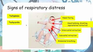 Paediatrics  Signs of respiratory distress [upl. by Leryt]