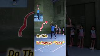 Do This 👆 To Improve Your quot Toss quot badminton [upl. by Anotyad]