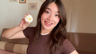 ASMR Eating Mochi Ice Cream [upl. by Nador]