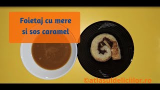 Foietaj cu mere si sos caramel [upl. by Amber70]