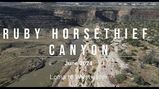 Rafting Ruby Horsethief Canyon  June 2024  Loma to Westwater 4K [upl. by Kinnard]