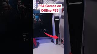 Will PS4 Games Work with an Offline PS5 🤔 shorts [upl. by Hathcock714]