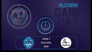 RHL LEAGUE Playoffs 20232024  Round II  Tallinn Bobcats vs Fiupliant Viimsi Game 2 [upl. by Rosdniw]