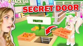 SECRET DOOR In NEW Grocery Store In Adopt Me Roblox [upl. by Mommy]