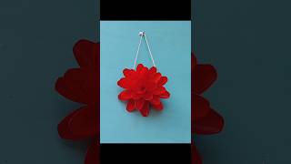 Made a Lotus 🪷 flower using plastic spoon and cardboard Diwali light Diwali craft shorts [upl. by Jaan407]