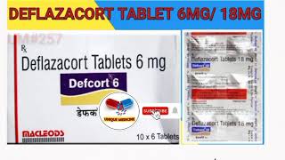 Defcort 6 mg tablet  Deflazacort Tablet UsesDoseMode Of Action amp Side Effects In Hindi [upl. by Peyter]