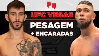 AO VIVO PESAGEM  ENCARADAS UFC VEGAS [upl. by Ymmik928]