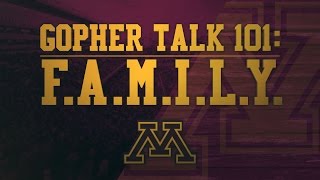 Gopher Talk 101 with PJ Fleck quotFAMILYquot [upl. by Mavis563]