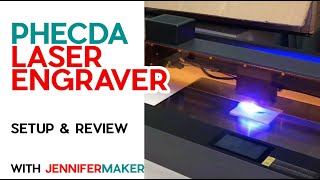 Phecda Laser Engraver Set Up amp Review LIVE [upl. by Almeria]