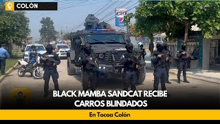 Black Mamba Sandcat recibe carros blindados en Tocoa Colón [upl. by Aihsekat345]