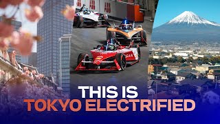 Artistry meets ADRENALINE at the Tokyo EPrix ⚡️  Formula E [upl. by Cavuoto]