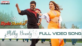 Milky Beauty Full Video Song Bholaa Shankar ChiranjeeviTamannaah Meher RameshMahati Swara Sagar [upl. by Goode]