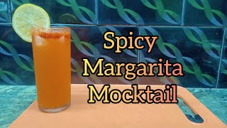 spicy margarita mocktail  How to make mocktail  Easy to make  The mocktail bar [upl. by Lenad]