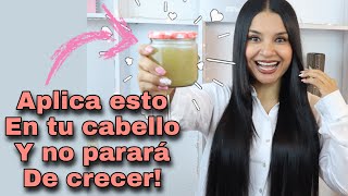 MI SECRETO PARA HACER CRECER EL CABELLO SÚPER RÁPIDO CON SOLO DOS INGREDIENTES CABELLOLARGO [upl. by Emeline91]