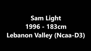 NCAADIII 1718  Sam Light Lebanon Valley partido ante Albright [upl. by Beare]