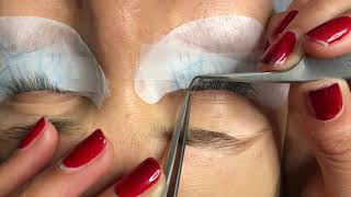 Volume Eyelash Extensions Set using 3D 4D and Individuals SMALL EYES [upl. by Ahtikal]