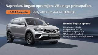 Geely Atlas Pro 4x4  napredan bogato opremljen i više nego pristupačan [upl. by Anoval]