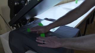 How to heat press two color vinyl transfers using Siser Easyweed [upl. by Fielding]