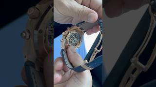 Unboxing Audemars Piguet Royal Oak Chronograph in 18k Rose Gold amp Blue Dial 26240orood315cr01 [upl. by Fayina]