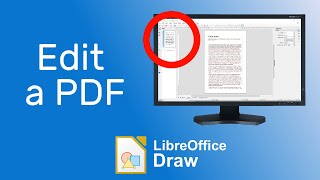 How To Edit a PDF For Free With LibreOffice Draw [upl. by Margarethe329]