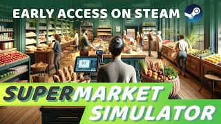 Supermarket Simulator  Gameplay Trailer [upl. by Ioyal]